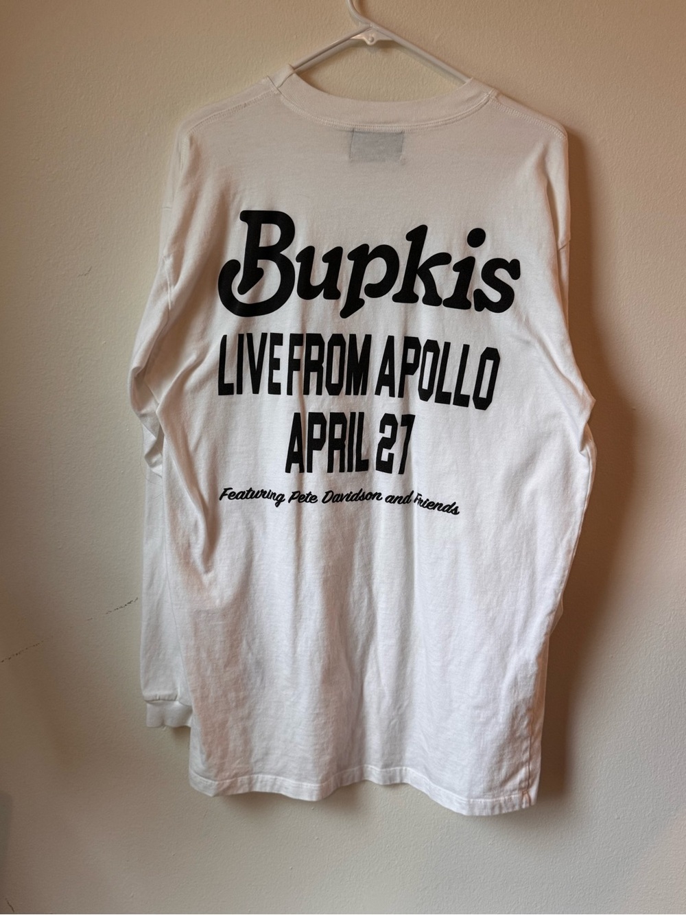 Pete Davidson Bupkis promo shirt